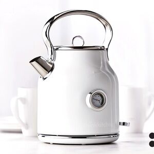 thinkkitchen Retro Electric Kettle in White, 1.7 L